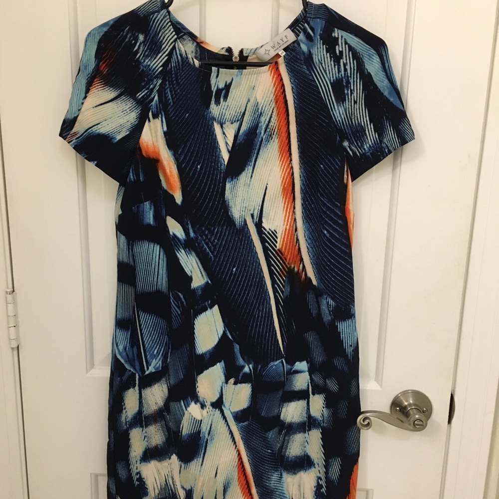 Authentic Wayf Printed Shift Dress - XS - Picture 2 of 8